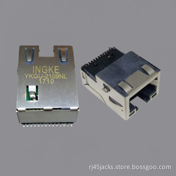 Ingke YKGU-2109NL 100% compatible 7498111120R WE SMT RJ45 Jacks with Integrated Magnetics